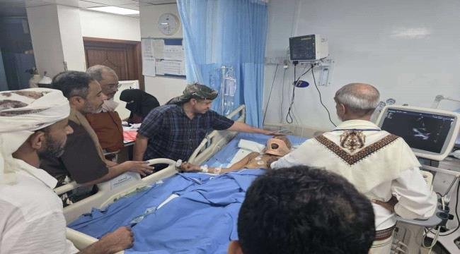 الحالمي يطمئن على الحالة الصحية لرئيس تنفيذية انتقالي مودية عقب تعرضه لحادث إرهابي الحالمي يطمئن على الحالة الصحية لرئيس تنفيذية انتقالي مودية عقب