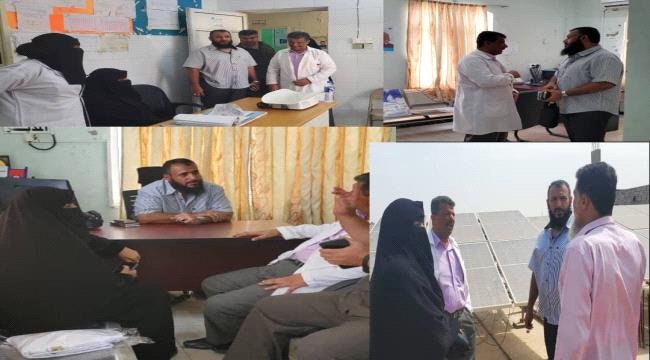 مدير عام التواهي يطلع على أوضاع المجمع الصحي بالقلوعة مدير عام التواهي يطلع على أوضاع المجمع الصحي بالقلوعة