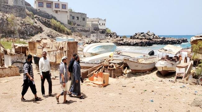 مدير عام التواهي يتفقد موقع إنشاء مقر سقيفة حراج الصيادين بساحل رامبو مدير عام التواهي يتفقد موقع إنشاء مقر سقيفة حراج الصيادين