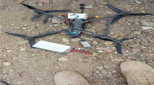 إسقاط مسيرة حوثية في جبهة كهبوب إسقاط مسيرة حوثية في جبهة كهبوب