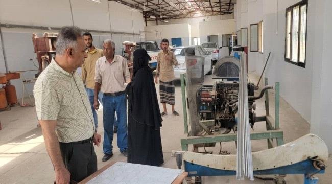 الجاوي يطلع على تحديث التخصصات ويوجه برفع جودة التدريب المهني الجاوي يطلع على تحديث التخصصات ويوجه برفع جودة التدريب المهني