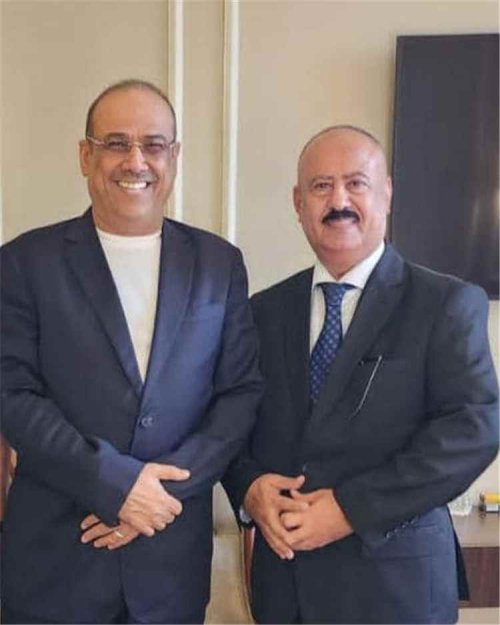 الميسري يستقبل وزير النقل محسن علي حيدره العمري الميسري يستقبل وزير النقل محسن علي حيدره العمري